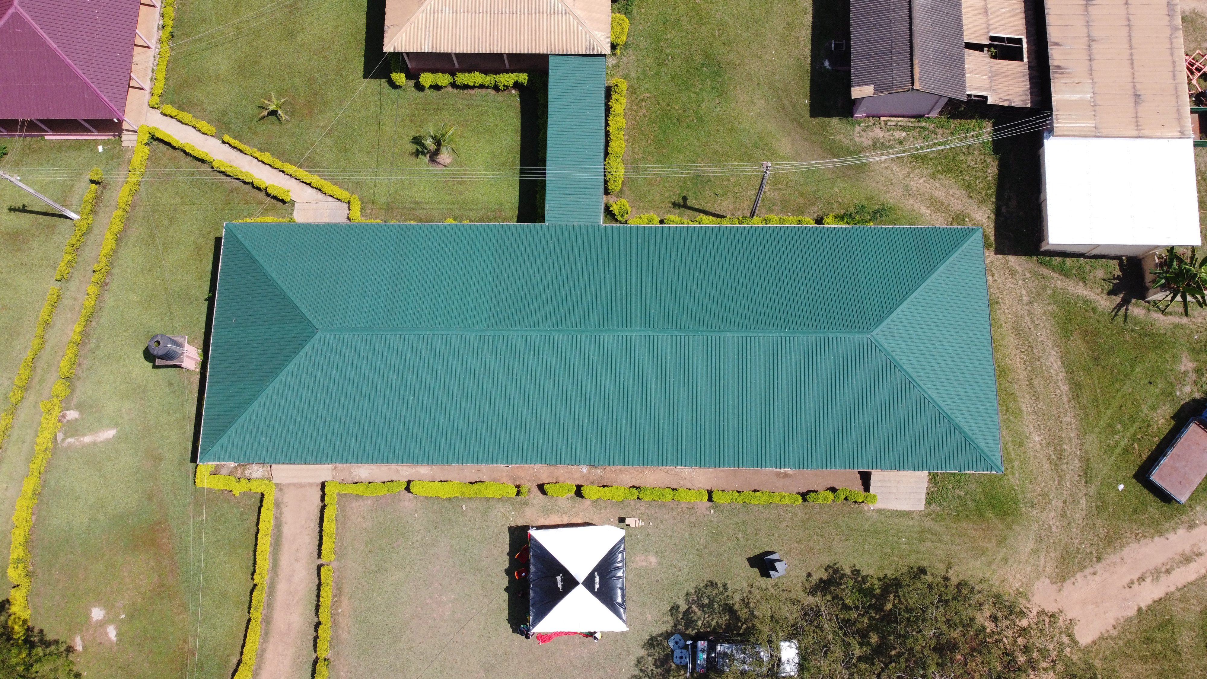 kwadaso agricultural college drone shot