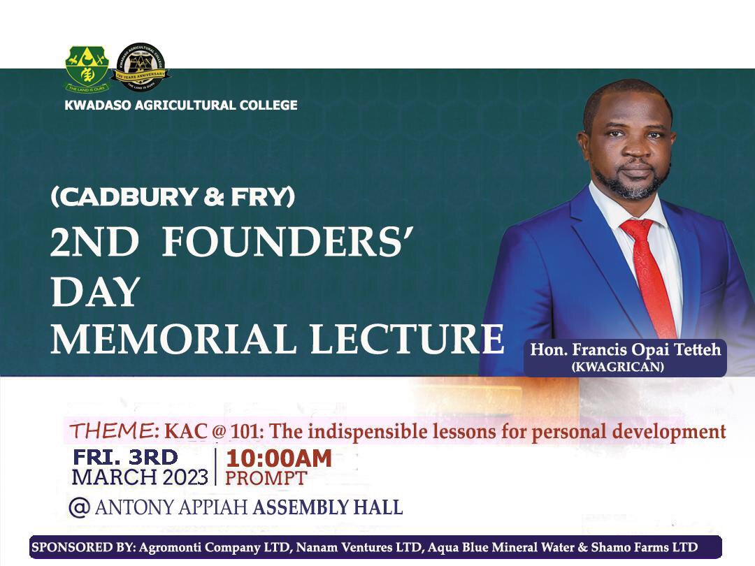 Founders' Day Memorial Lecture